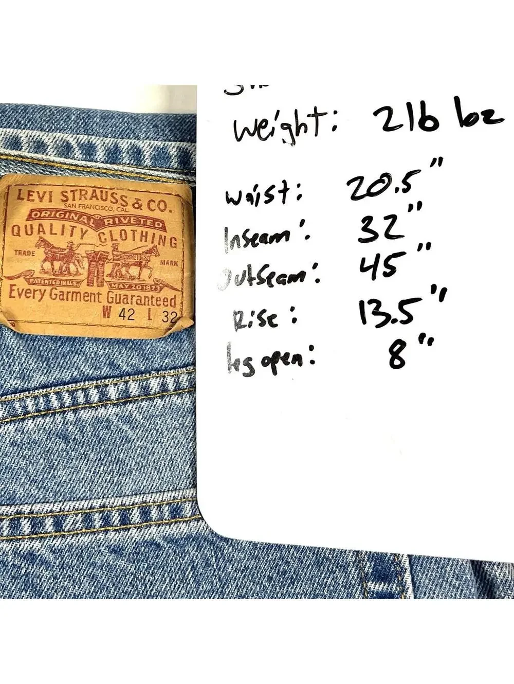Levis small spot